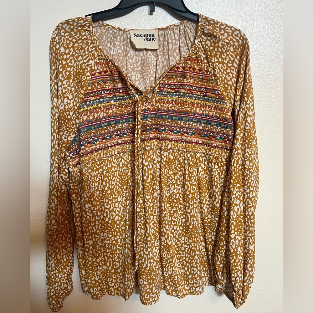 Savanna Jane-large. Marigold color